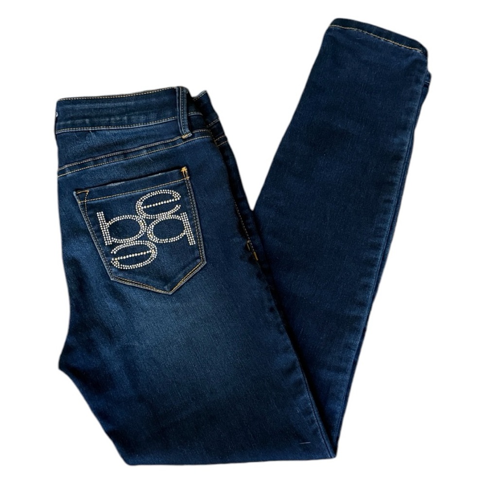 BEBE Size 26 Women’s Jeans Bebe studs logo Dark Blue